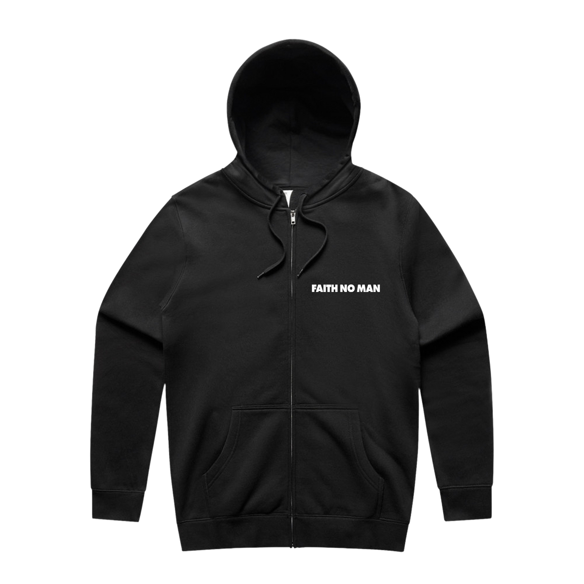 FAITH NO MAN ZIP UP HOODIE