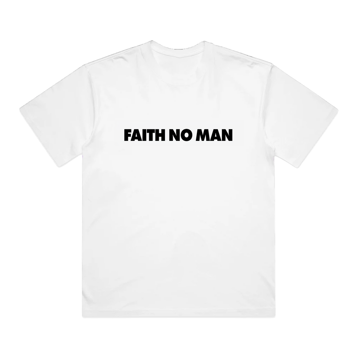 FAITH NO MAN LOGO TEE WHITE