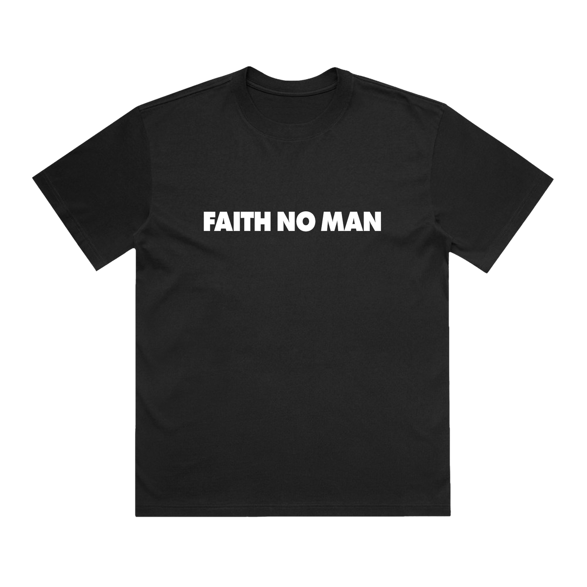 FAITH NO MAN  WHITE LOGO TEE