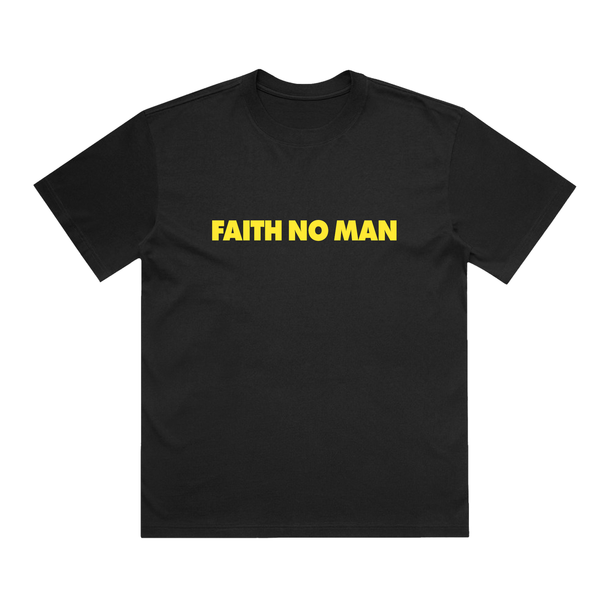 FAITH NO MAN LOGO TEE BLACK
